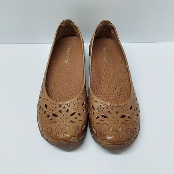 David Tate Sela Laser Cut Perforated Ballet Flats Size 9.5M - Picture 2 of 9